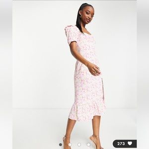 Floral midi dress